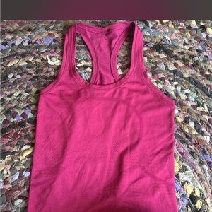 lululemon athletica Racerback Tank Top in Fuchsia